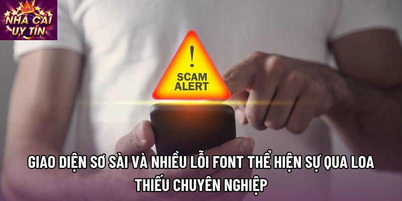 Giao diện sơ sài và nhiều lỗi font thể hiện sự qua loa, thiếu chuyên nghiệp Giao diện sơ sài và nhiều lỗi font thể hiện sự qua loa, thiếu chuyên nghiệp
