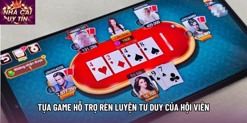 Tựa game hỗ trợ rèn luyện tư duy của hội viên